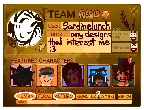 Art Fight user card